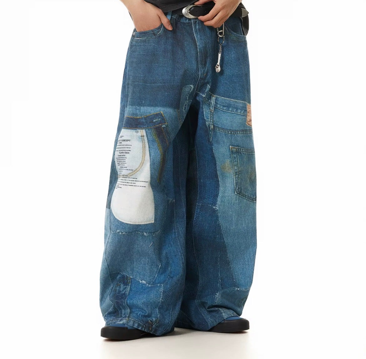 Utility Drift Baggy Jeans